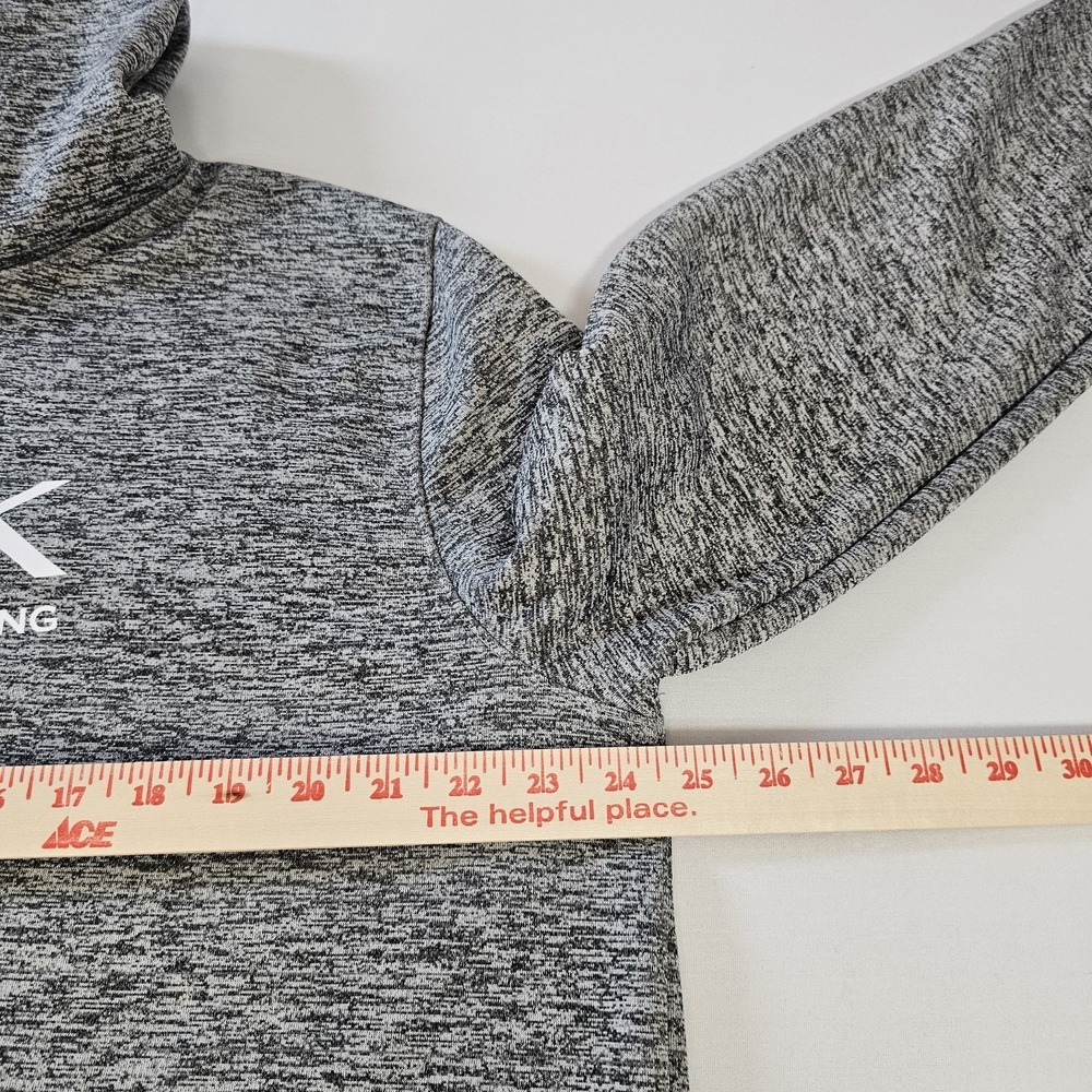 Huk Performance Fishing Hoodie Mens XL Pullover Gray High Neck EUC - Picture 7 of 10